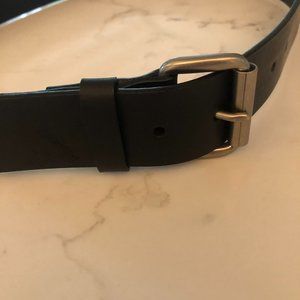 Men's GNW Black Bonded Leather Belt